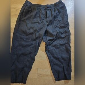 Athleta Black Linen Pants